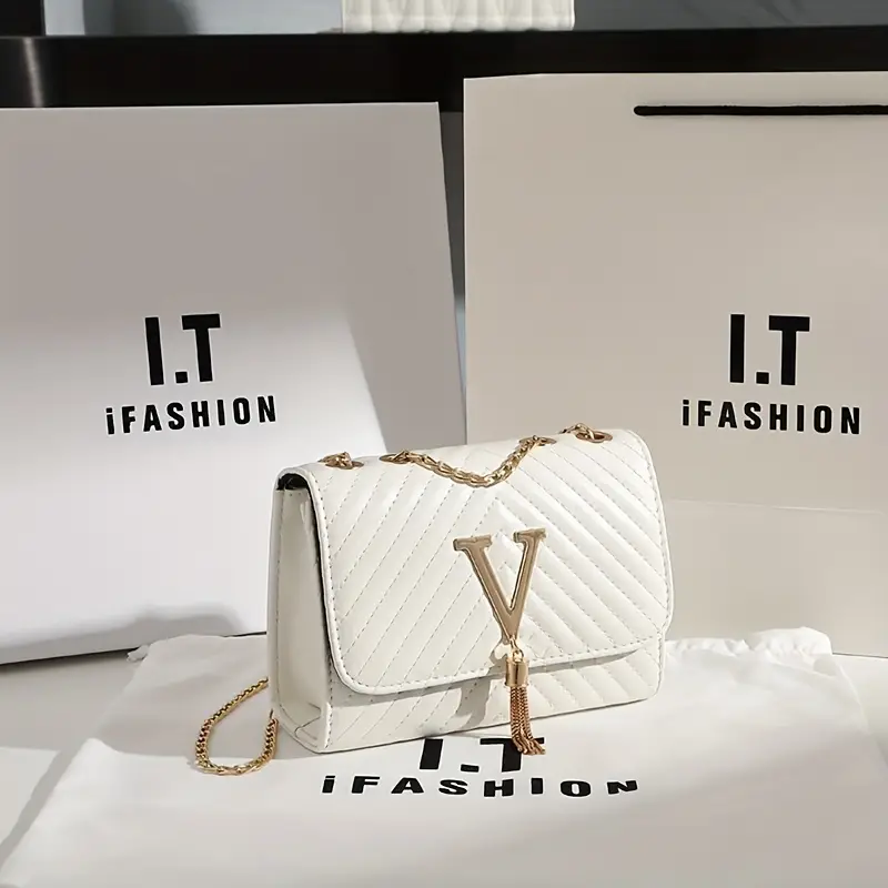 Sac bandoulière matelassé blanc